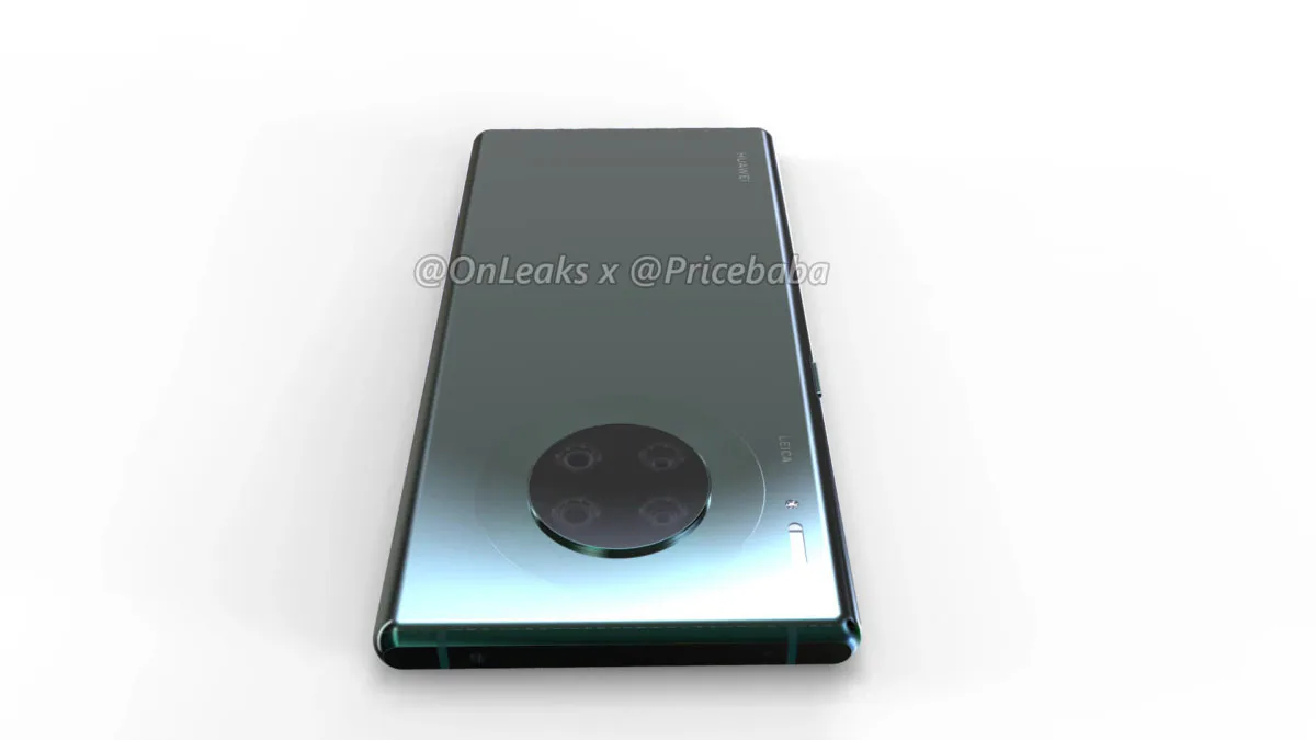 Cùng xem ảnh render mới nhất, chất lượng nhất hiện tại về Huawei Mate 30 Pro sắp ra mắt