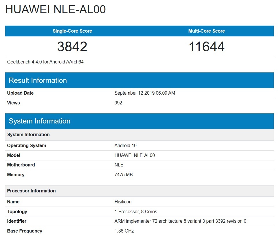 Huawei NLE-AL00