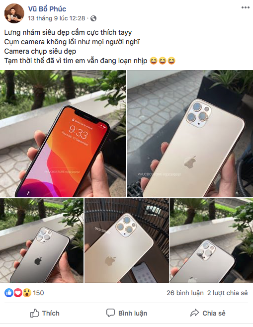 Chưa mở bán nhưng iPhone 11 Pro Max đã về Việt Nam, vì sao lại có sớm như vậy?
