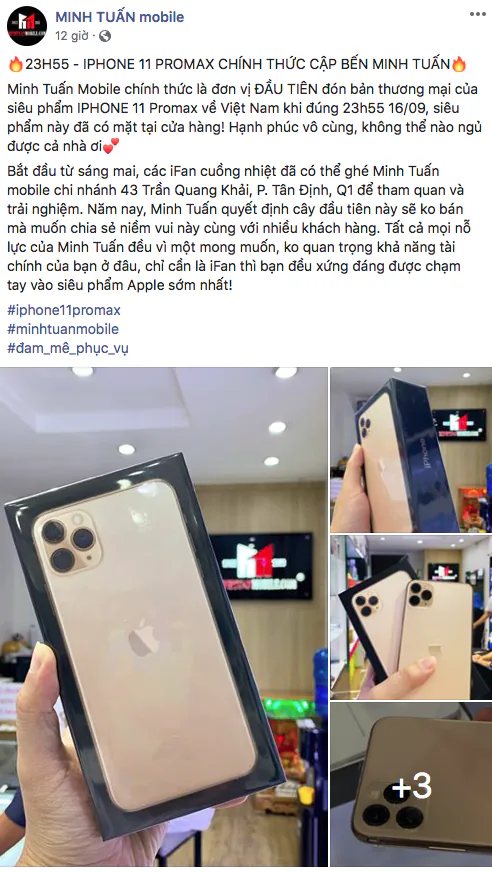 Chưa mở bán nhưng iPhone 11 Pro Max đã về Việt Nam, vì sao lại có sớm như vậy?