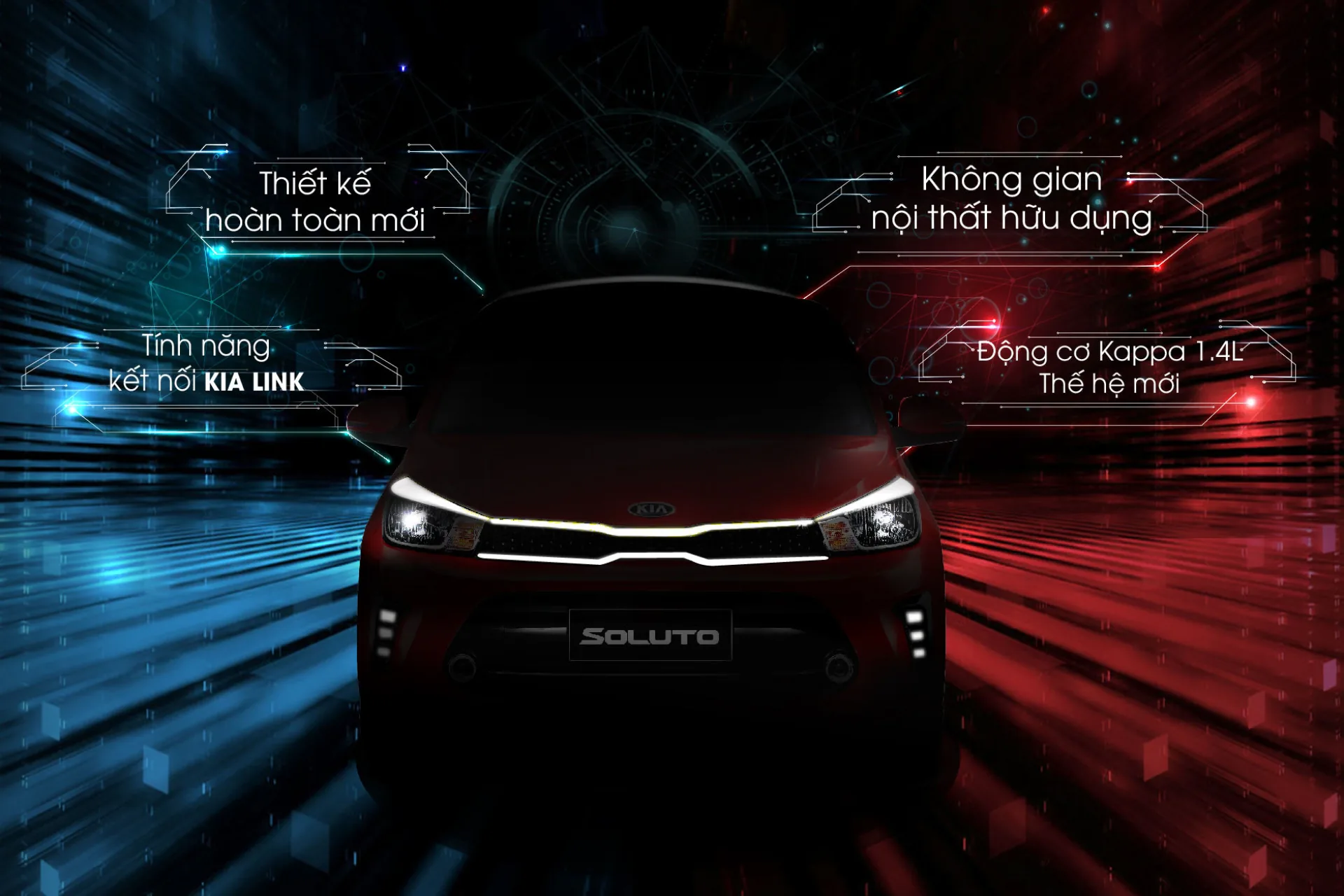 Kia Việt Nam chính thức cho đặt hàng mẫu xe KIA Soluto 2019 với giá từ 399 triệu đồng