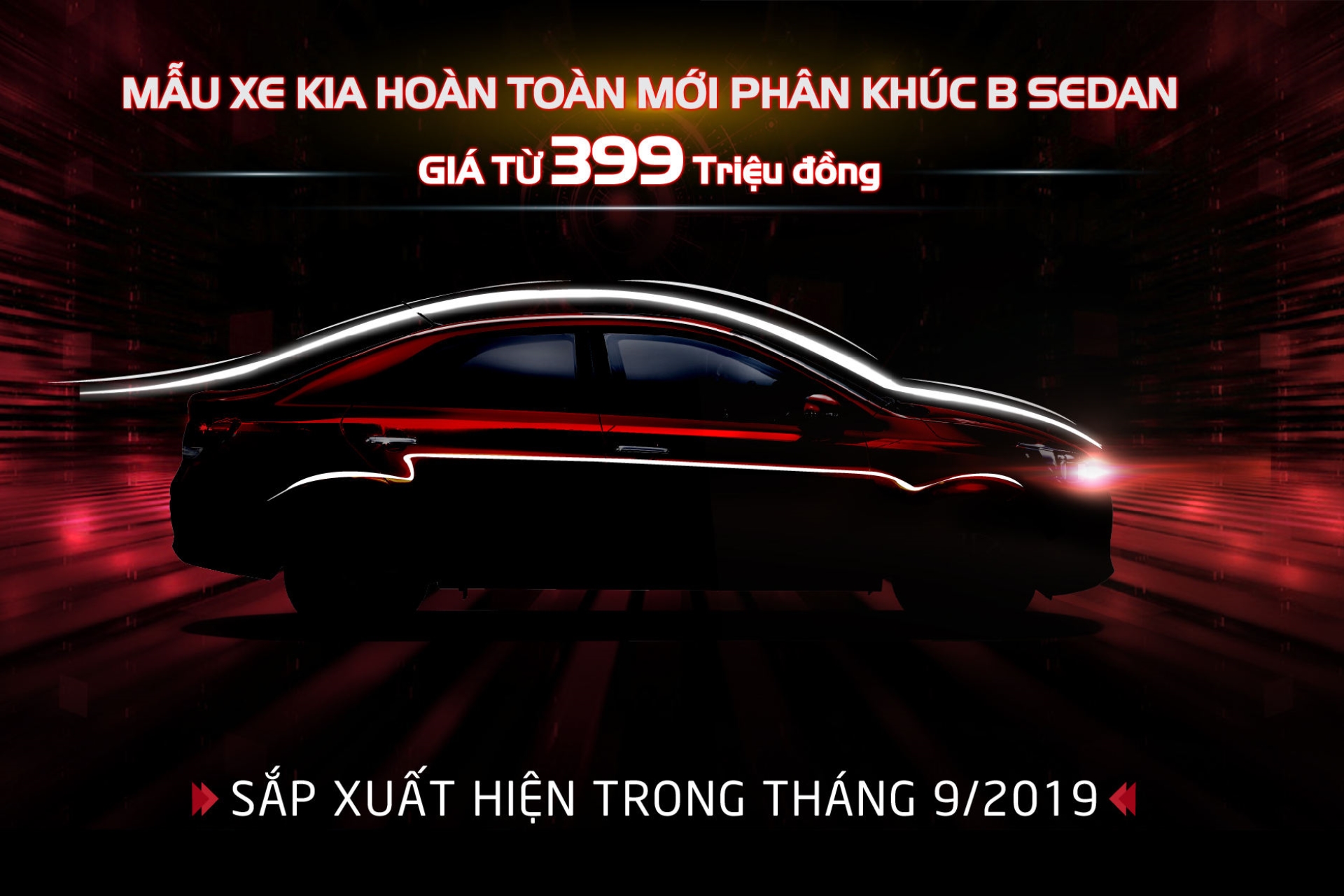 Kia Việt Nam chính thức cho đặt hàng mẫu xe KIA Soluto 2019 với giá từ 399 triệu đồng
