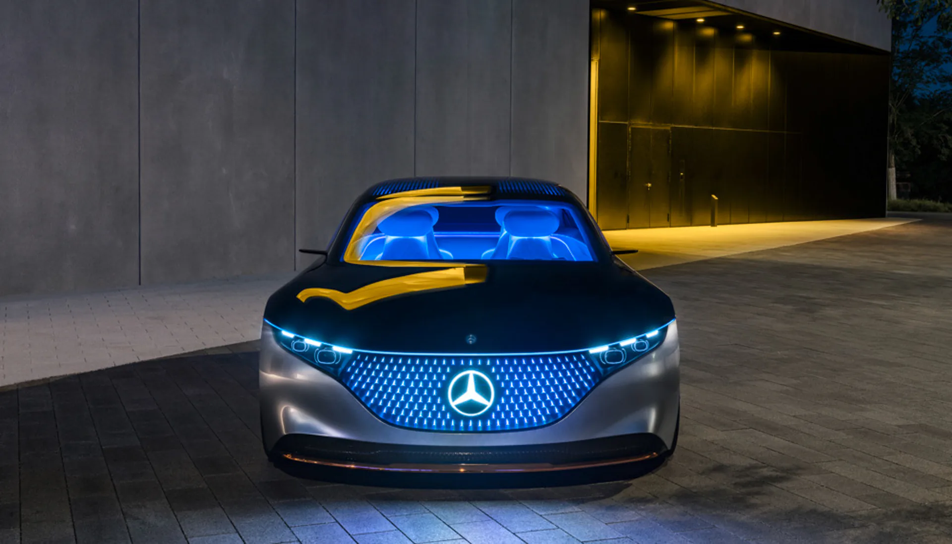 Mercedes tung concept xe điện Vision EQS mới với dáng vẻ hiện đại và tương lai