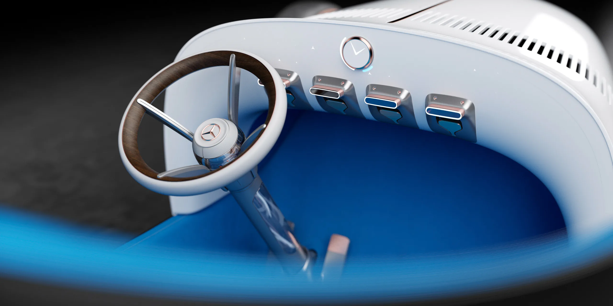 Mercedes tung concept xe tương lai mới với kiểu dáng rất cổ điển