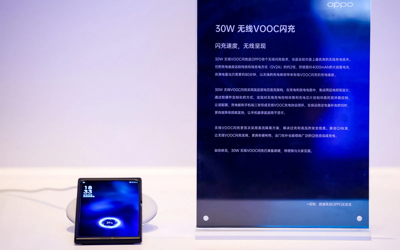 OPPO Reno Ace xác nhận sạc đầy pin dưới 30 phút với công nghệ sạc SuperVOOC 65W mới