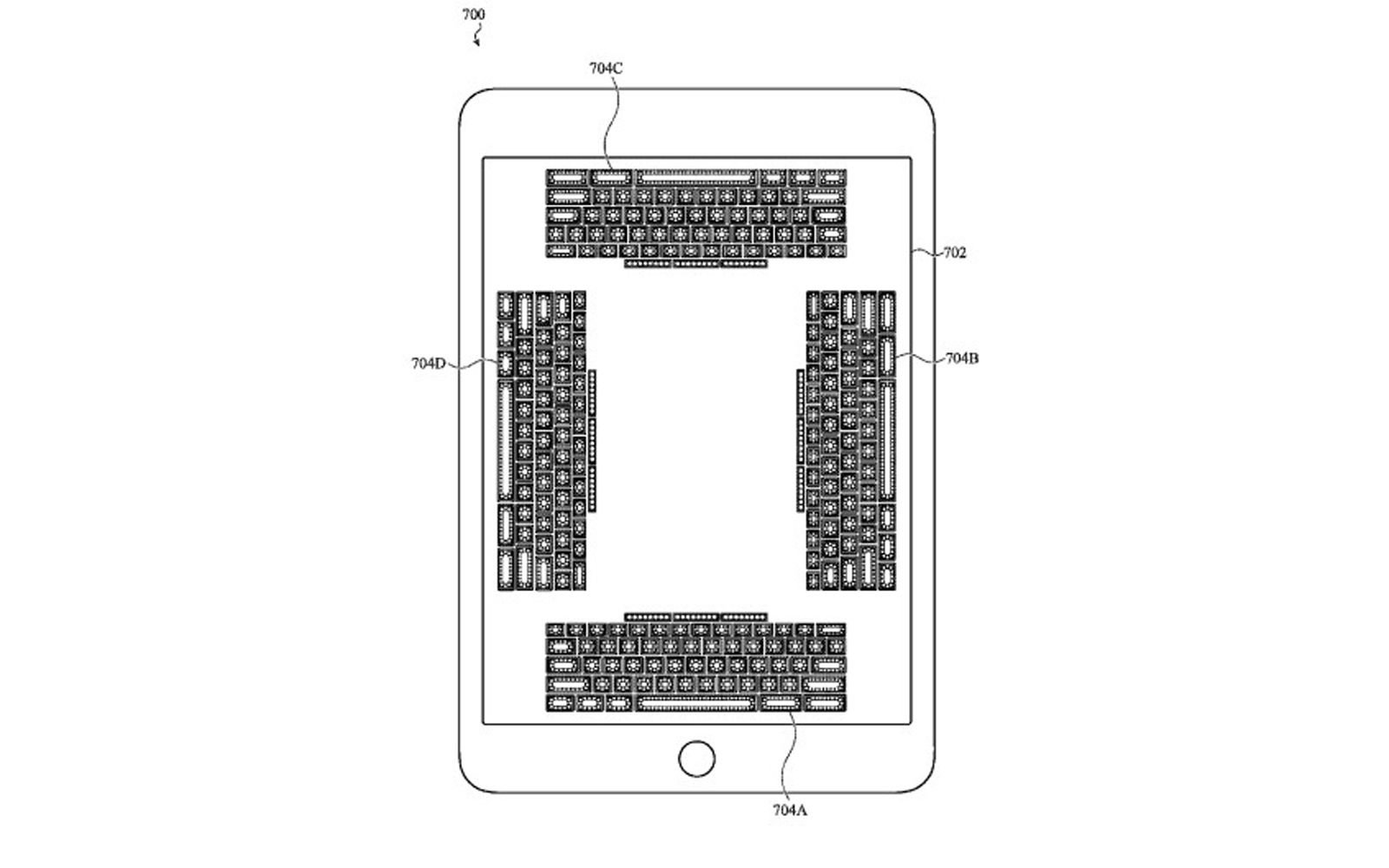Phát hiện ra bằng sáng chế của Apple về bàn phím cảm ứng cho cảm giác gõ như thật