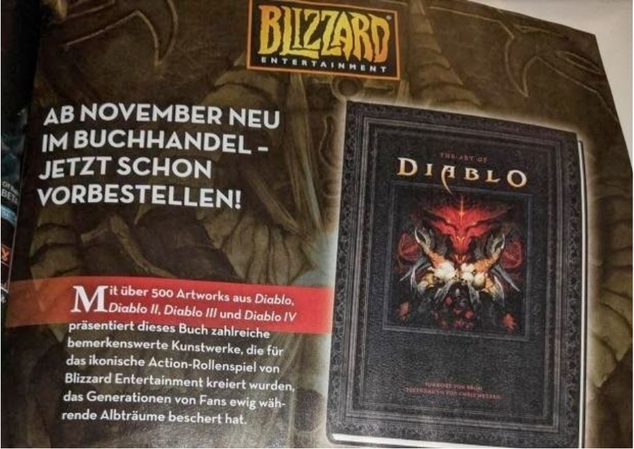 Diablo IV được đề cập trong cuốn sách “The Art of Diablo” rò rỉ thông tin ra mắt
