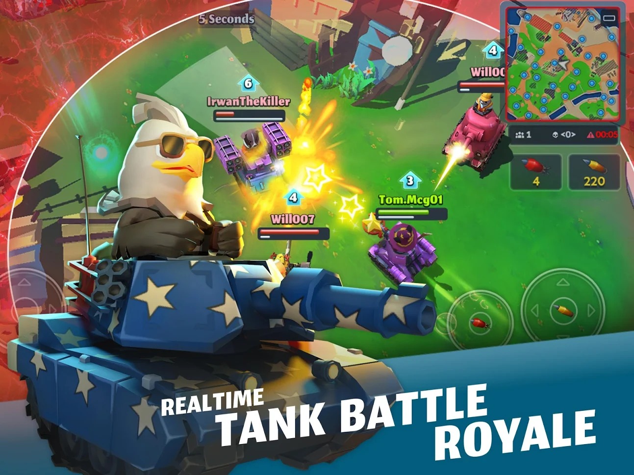 PvPets: Tank Battle Royale – Game bắn tank sinh tồn mới ra lò từ IUGO Games