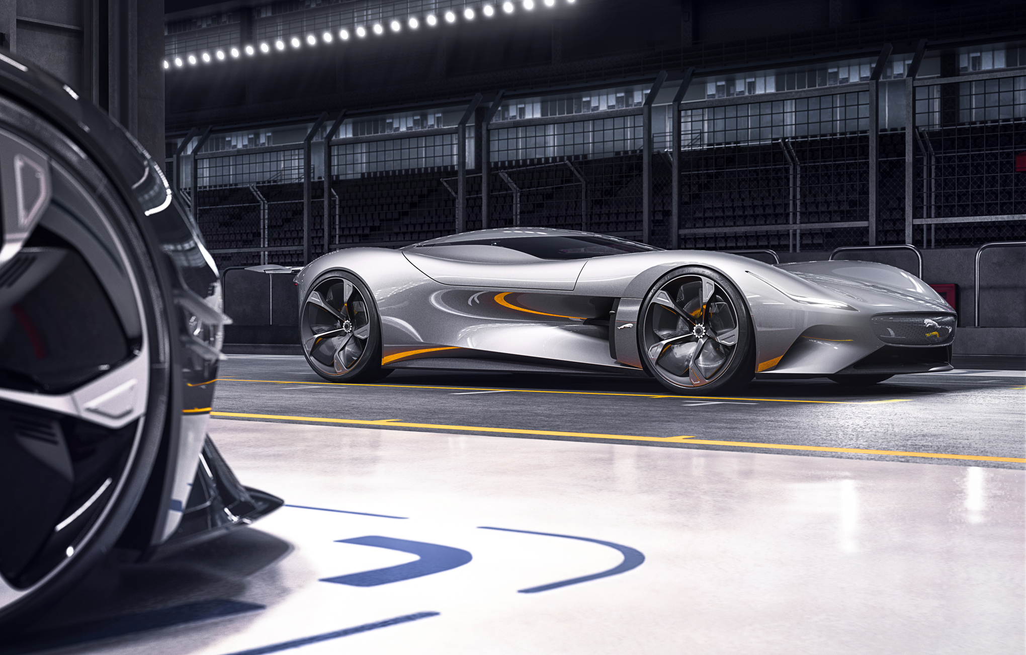 Jaguar giới thiệu concept xe điện đua gầm thấp cực kì đẹp nhưng chỉ có ở trong game