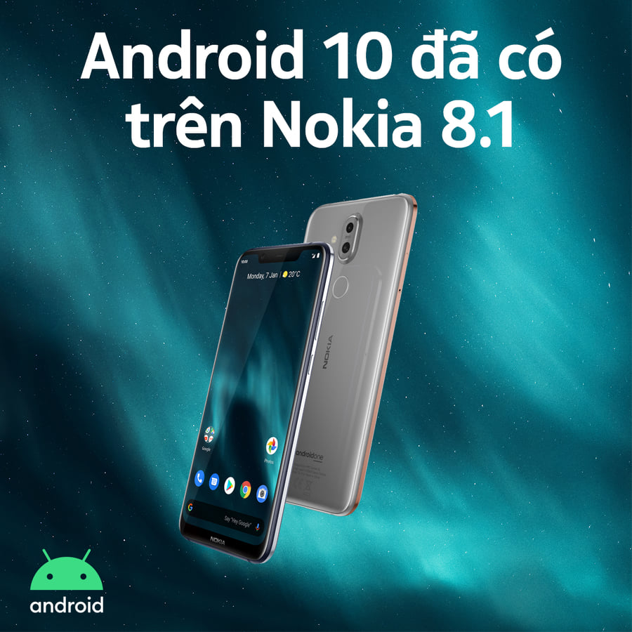 Nokia 8.1 trở thành chiếc smartphone đầu tiên nhận bản cập nhật Android 10