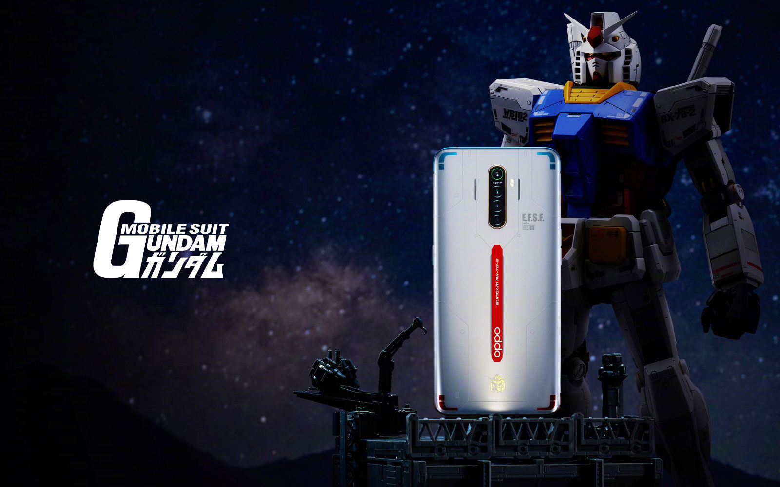 OPPO Reno Ace sẽ có phiên bản Gundam với các màu sắc đặc trưng của “cụ tổ” RX-78-2