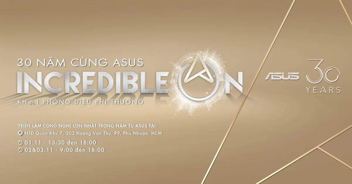 Khởi động ASUS Expo 2019 siêu triển lãm kỷ niệm ASUS 30 năm chủ đề “Khai phóng điều phi thường”