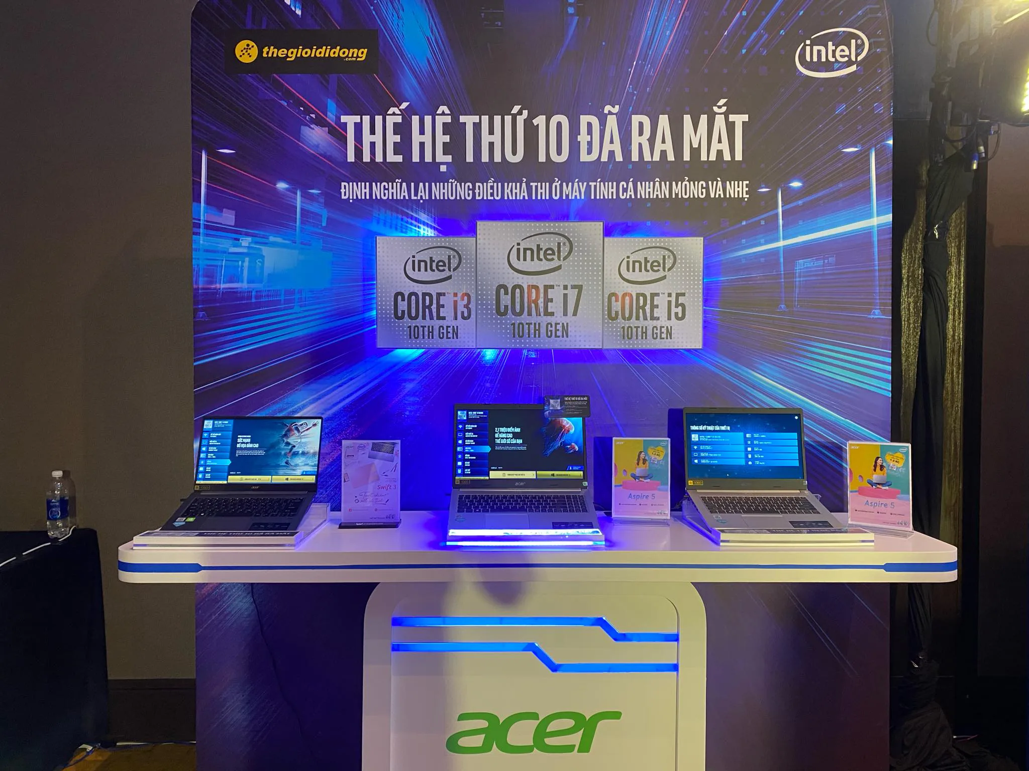 Thế Giới Di Động cùng Intel ra mắt vi xử lý Intel Core thế hệ thứ 10 tại Việt Nam