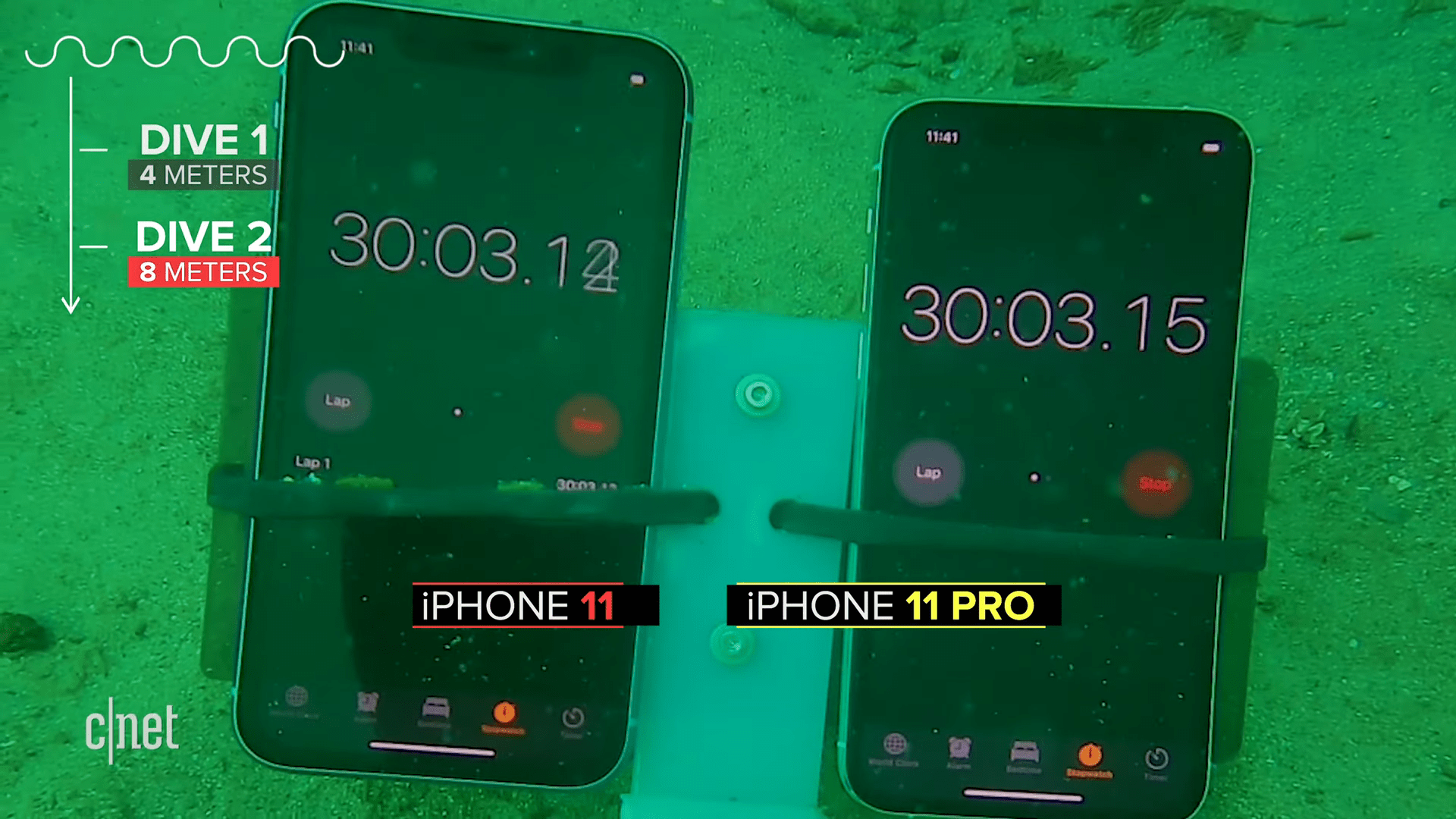 Thử nghiệm lặn sâu iPhone 11 và iPhone 11 Pro: 12 mét vẫn không xi nhê!