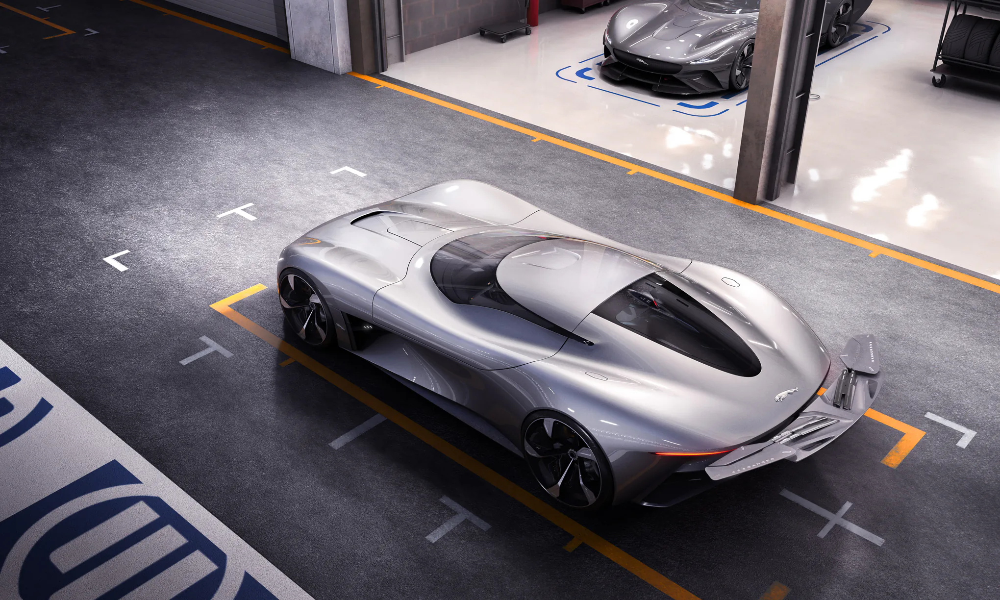Jaguar giới thiệu concept xe điện đua gầm thấp cực kì đẹp nhưng chỉ có ở trong game