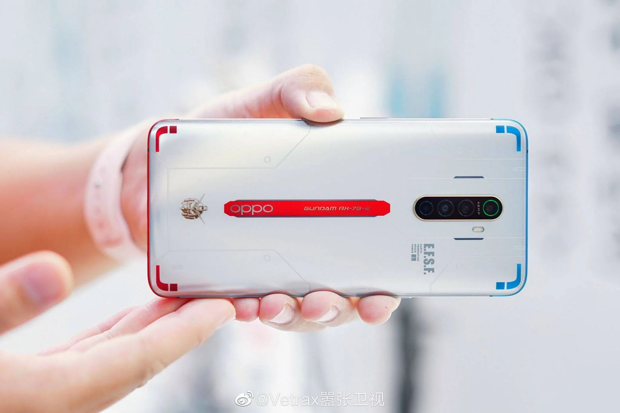 OPPO Reno Ace sẽ có phiên bản Gundam với các màu sắc đặc trưng của "cụ tổ" RX-78-2