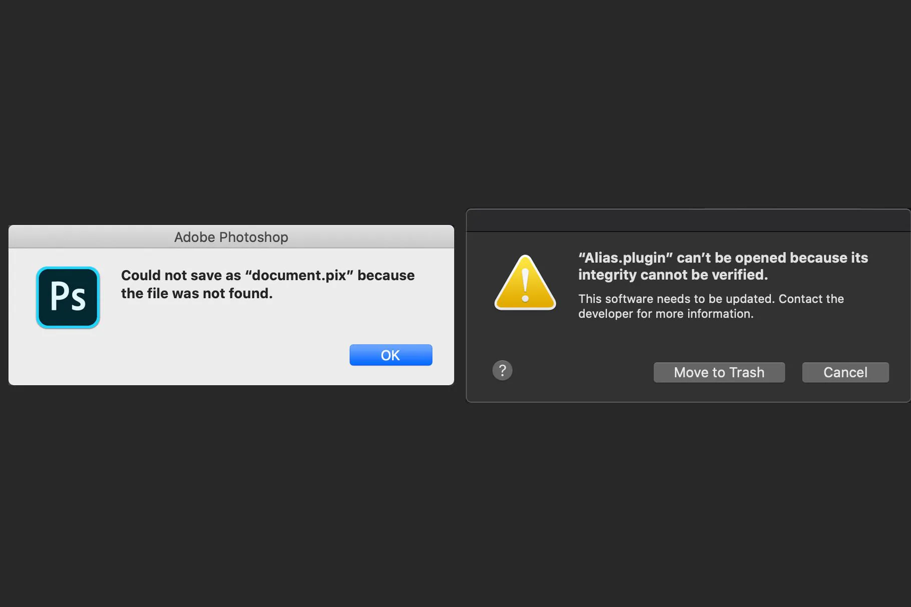 Adobe xác nhận lỗi tương thích trên ứng dụng Photoshop và Lightroom khi dùng trên macOS Catalina