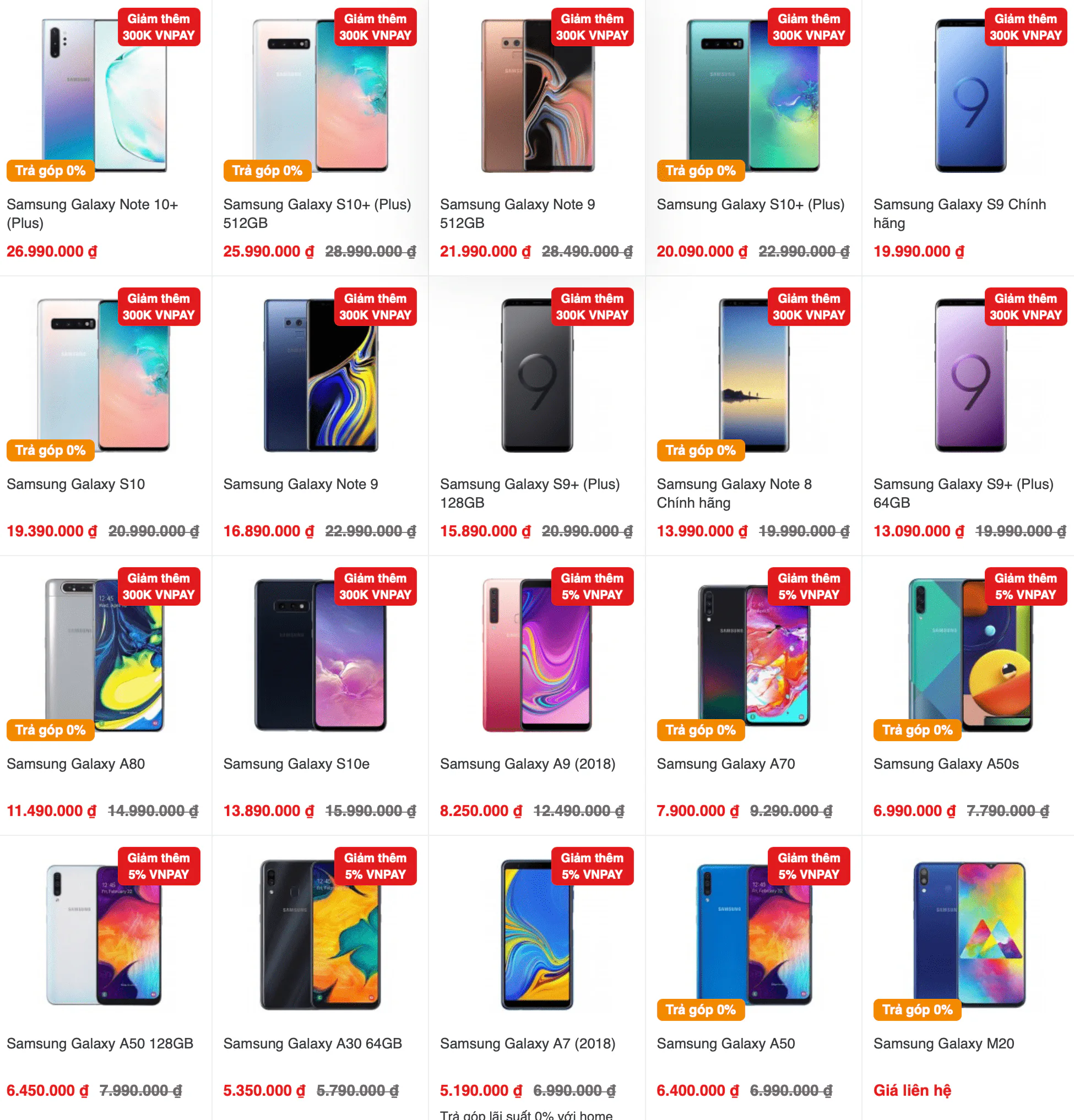 Top smartphone giá tốt tại CellphoneS cuối tháng 10 đầu tháng 11