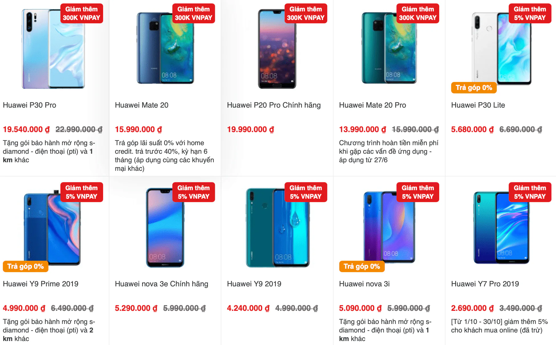 Top smartphone giá tốt tại CellphoneS cuối tháng 10 đầu tháng 11