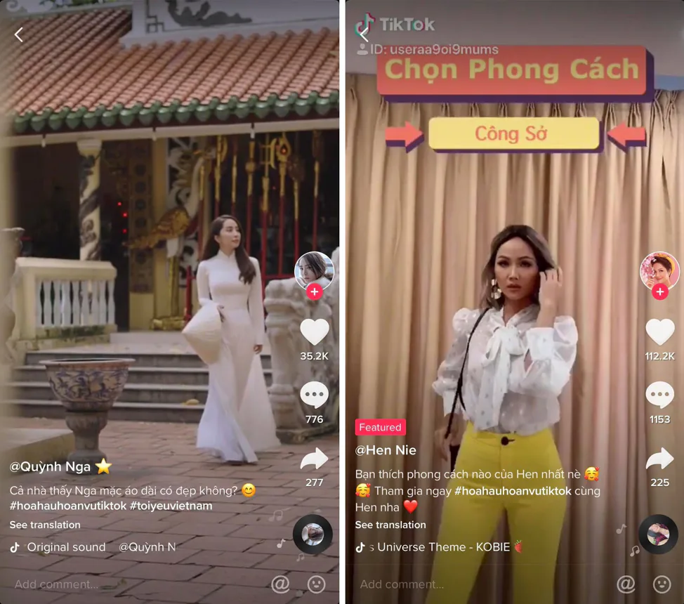 Hơn 33,000 “người đẹp" tham gia #HoahauhoanvuTikTok do TikTok hợp tác với Hoa Hậu Hoàn Vũ Việt Nam tổ chức
