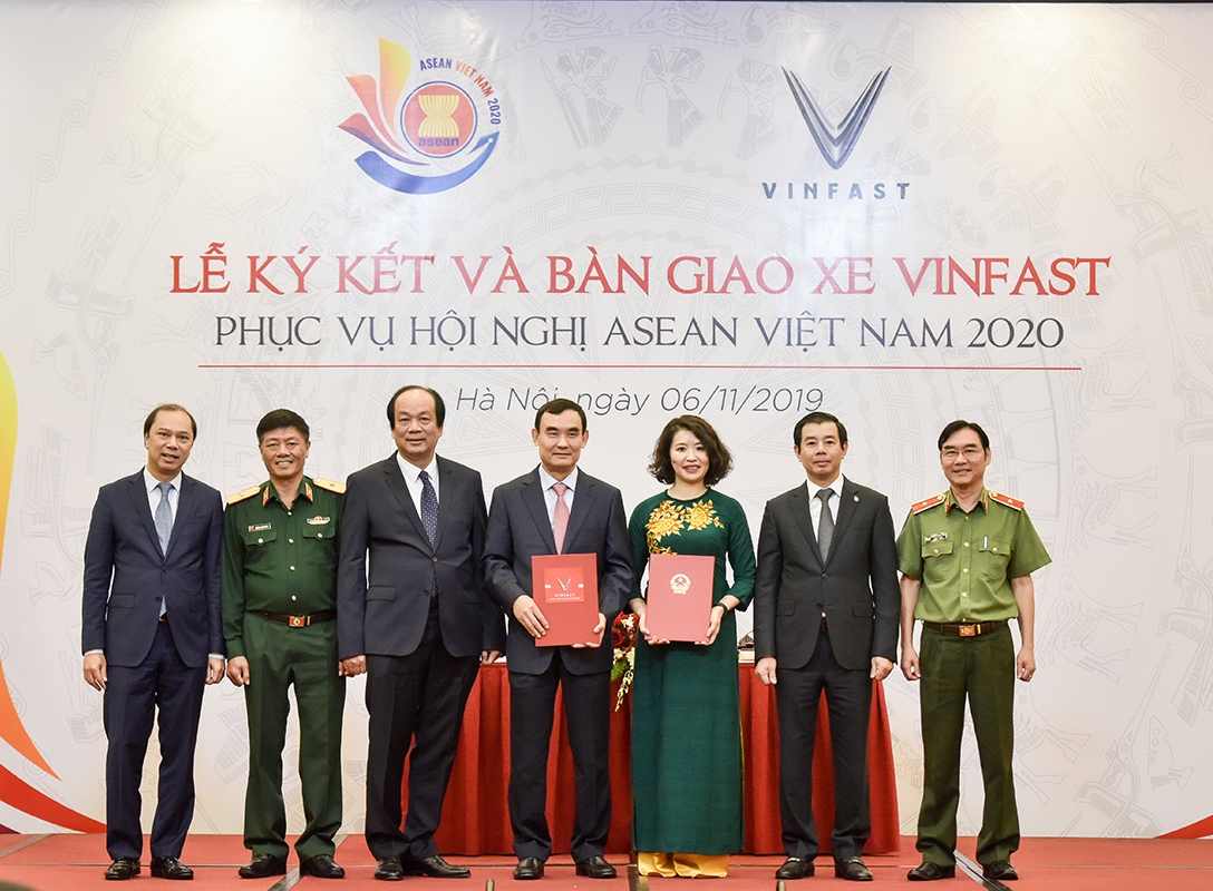 Xe VinFast sẽ là phương tiện di chuyển chính thức của ASEAN 2020