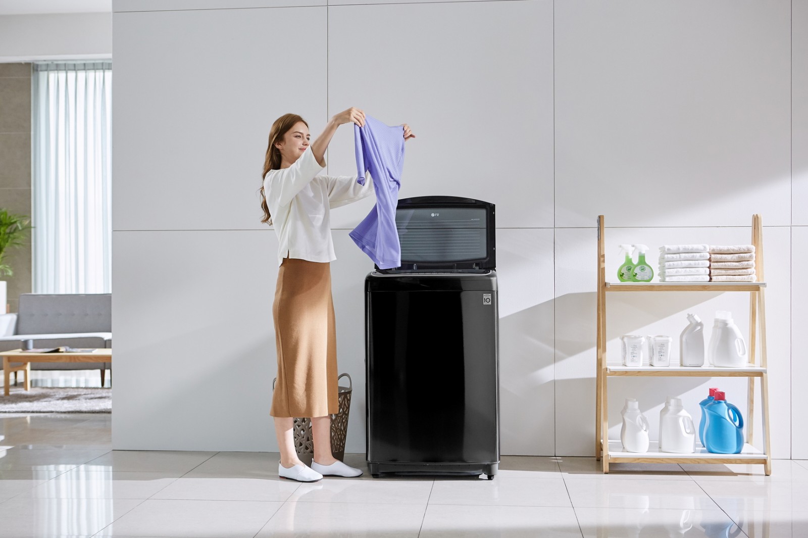 LG ra mắt máy giặt lồng đứng hơi nước DD mang tới trải nghiệm giặt giũ hoàn hảo