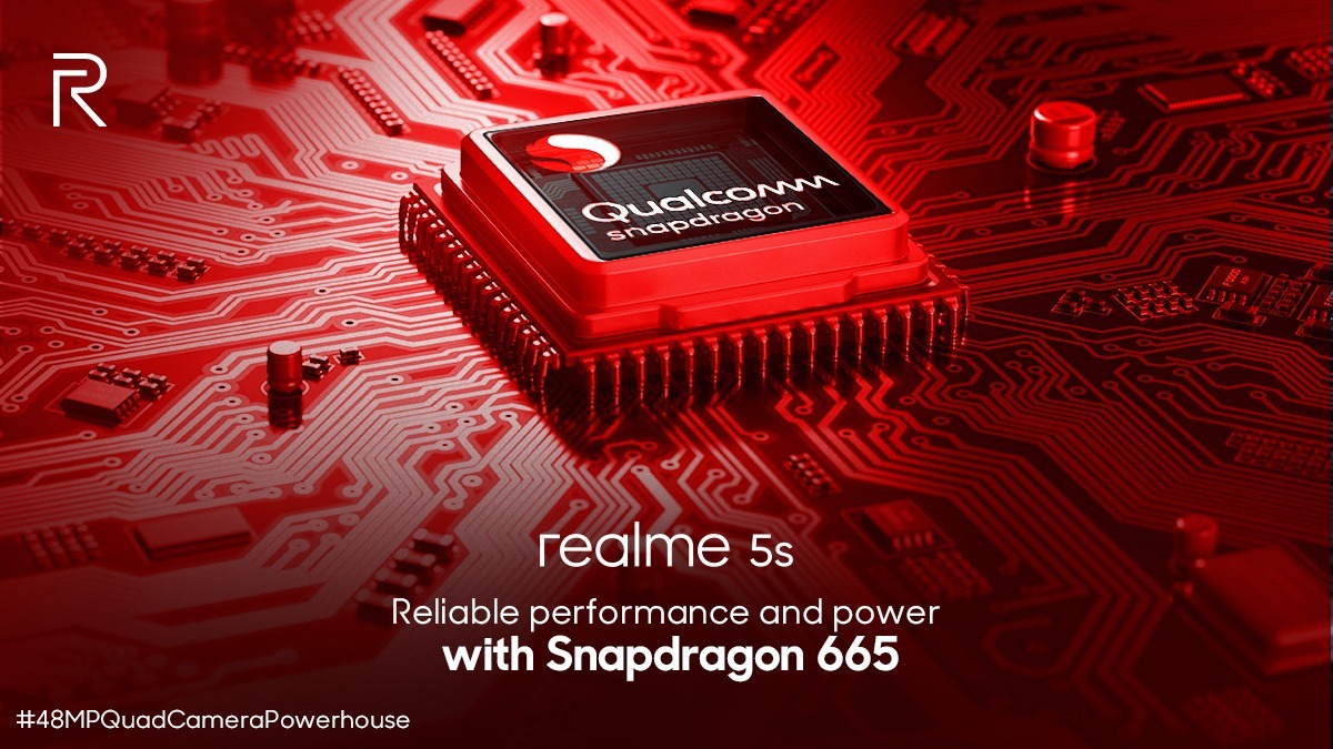 Realme 5s ra mắt tại Ấn Độ, sử dụng chip Snapdragon 665 với 4 camera sau 48MP và pin 5,000 mAh