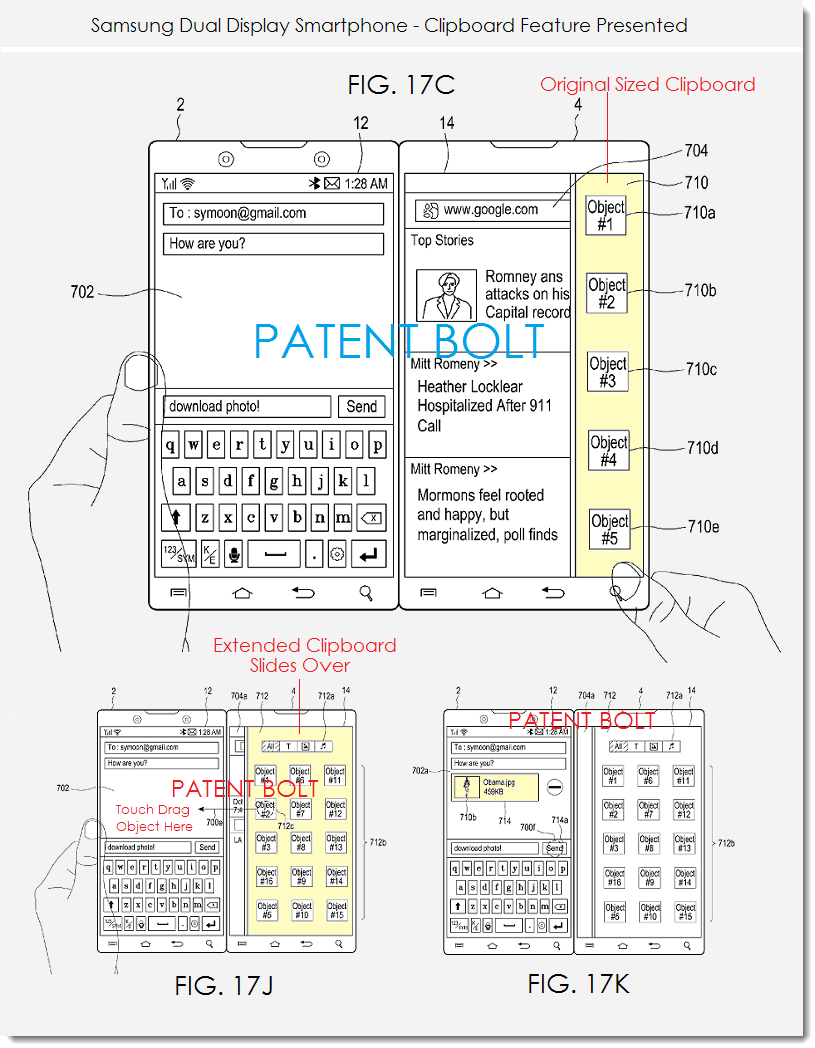 Samsung nhận được bằng sáng chế smartphone 2 màn hình, Microsoft Surface Duo hãy coi chừng