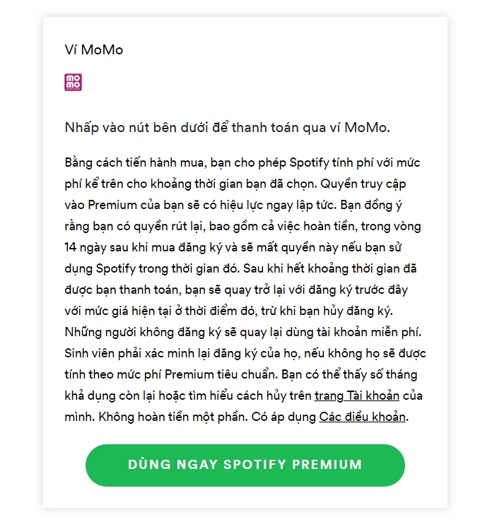Hướng dẫn đăng ký Spotify Premium không cần thẻ tín dụng