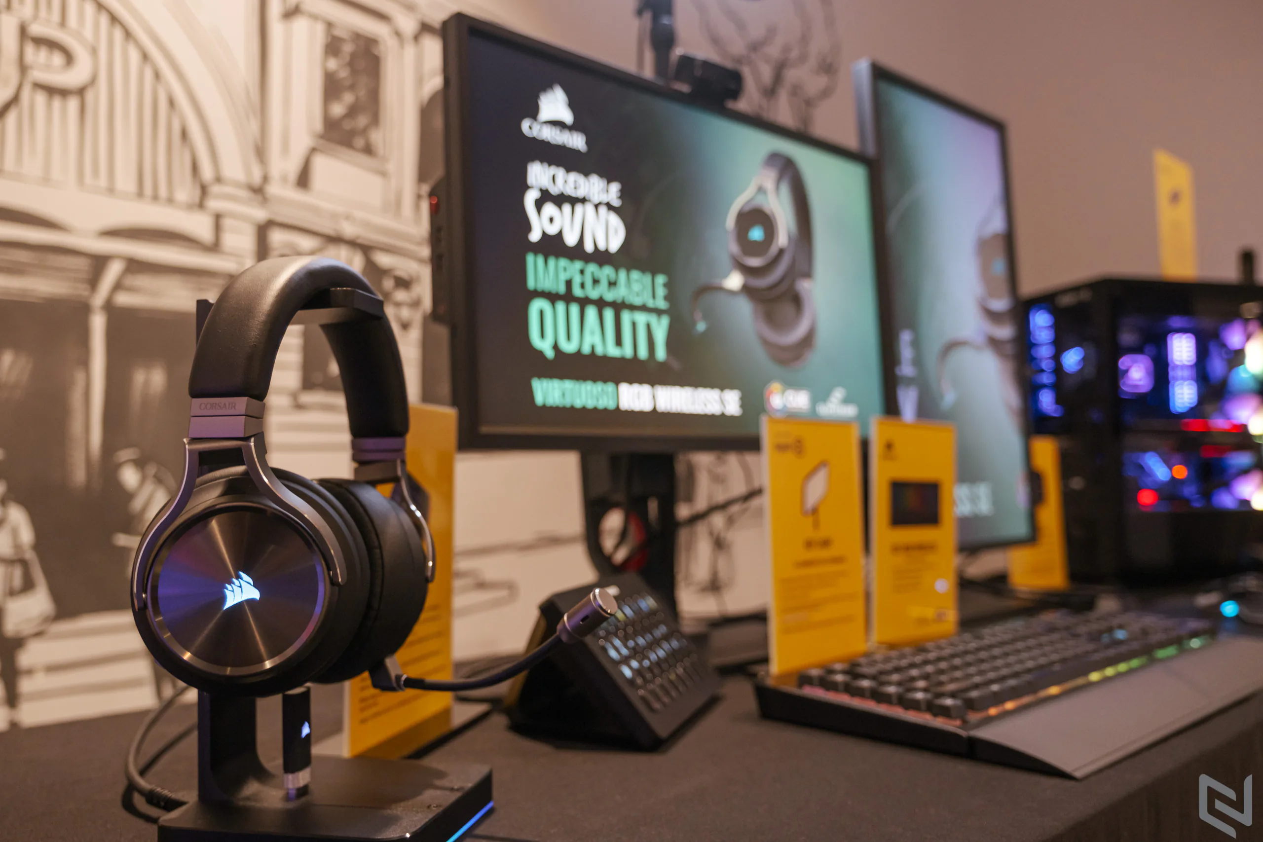Corsair ra mắt tai nghe Virtuoso RGB Wireless cao cấp và làm mới các loạt sản phẩm trước đó