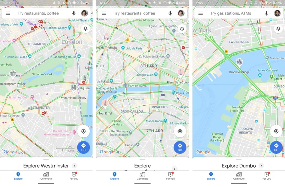 Bản cập nhật Google Maps mới sẽ giúp bạn tìm thấy các di tích lịch sử ở các thành phố lớn
