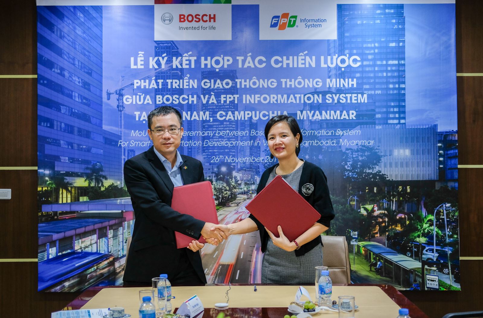 Bosch Việt Nam và FPT IS ký kết hợp tác chiến lược Giao thông thông minh