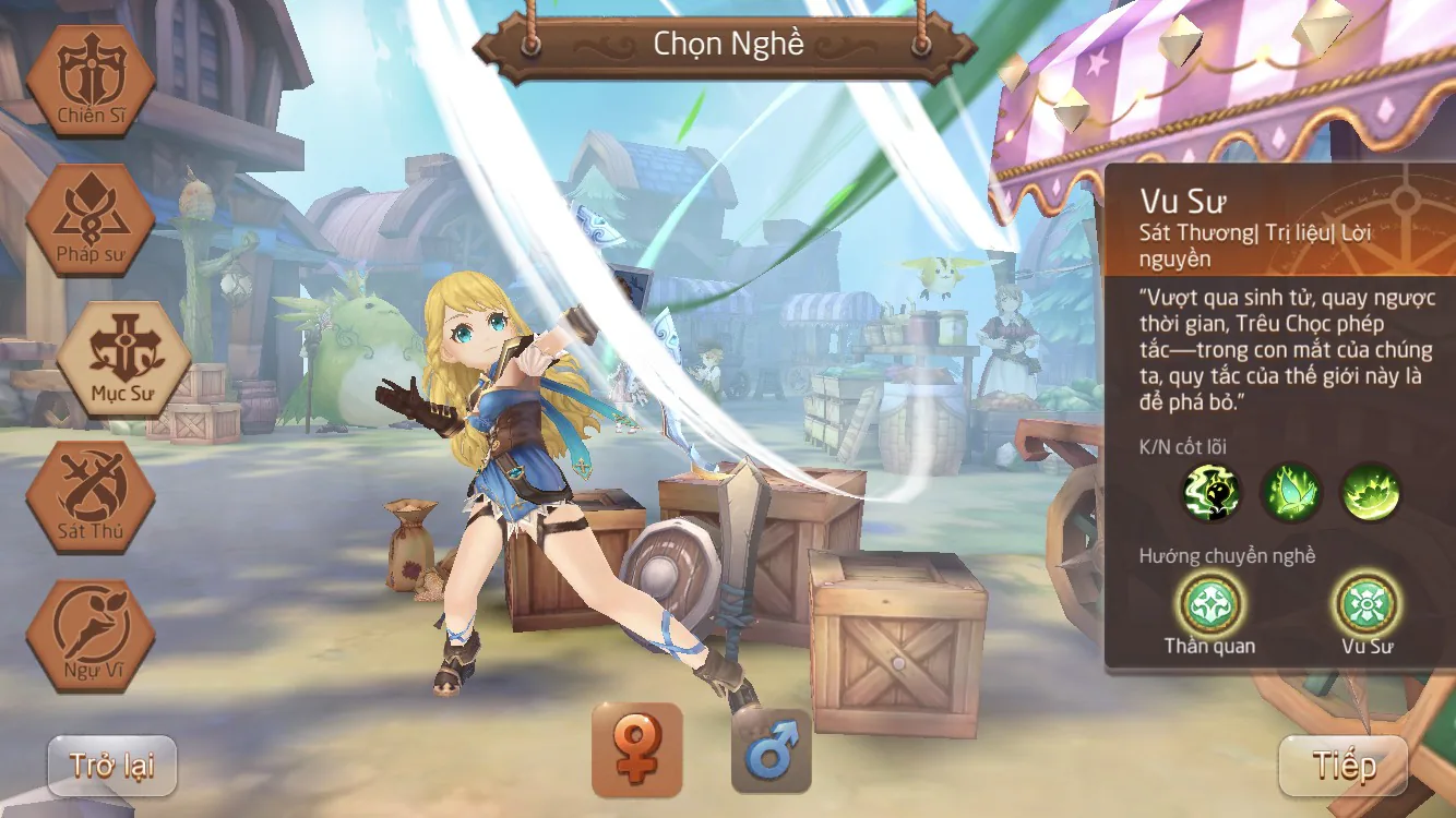 Vùng đất gió Laplace M - Game nhập vai phong cách anime chibi với hiệu ứng thú vị
