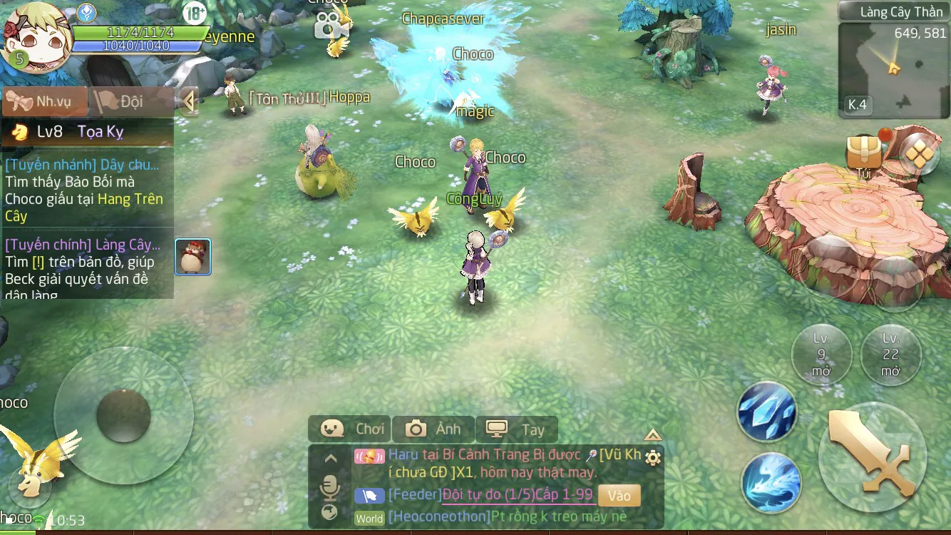 Vùng đất gió Laplace M - Game nhập vai phong cách anime chibi với hiệu ứng thú vị