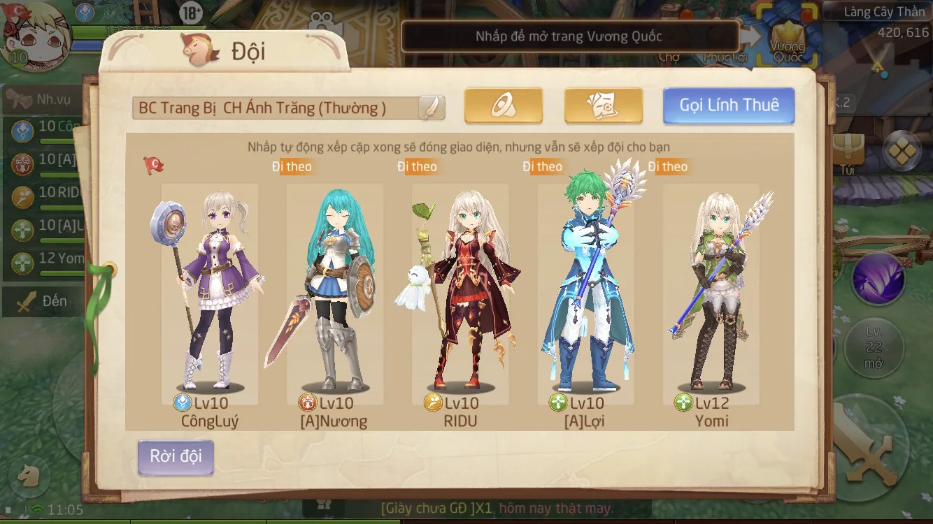 Vùng đất gió Laplace M - Game nhập vai phong cách anime chibi với hiệu ứng thú vị