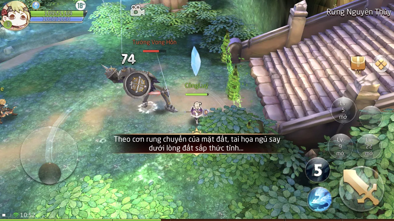 Vùng đất gió Laplace M - Game nhập vai phong cách anime chibi với hiệu ứng thú vị