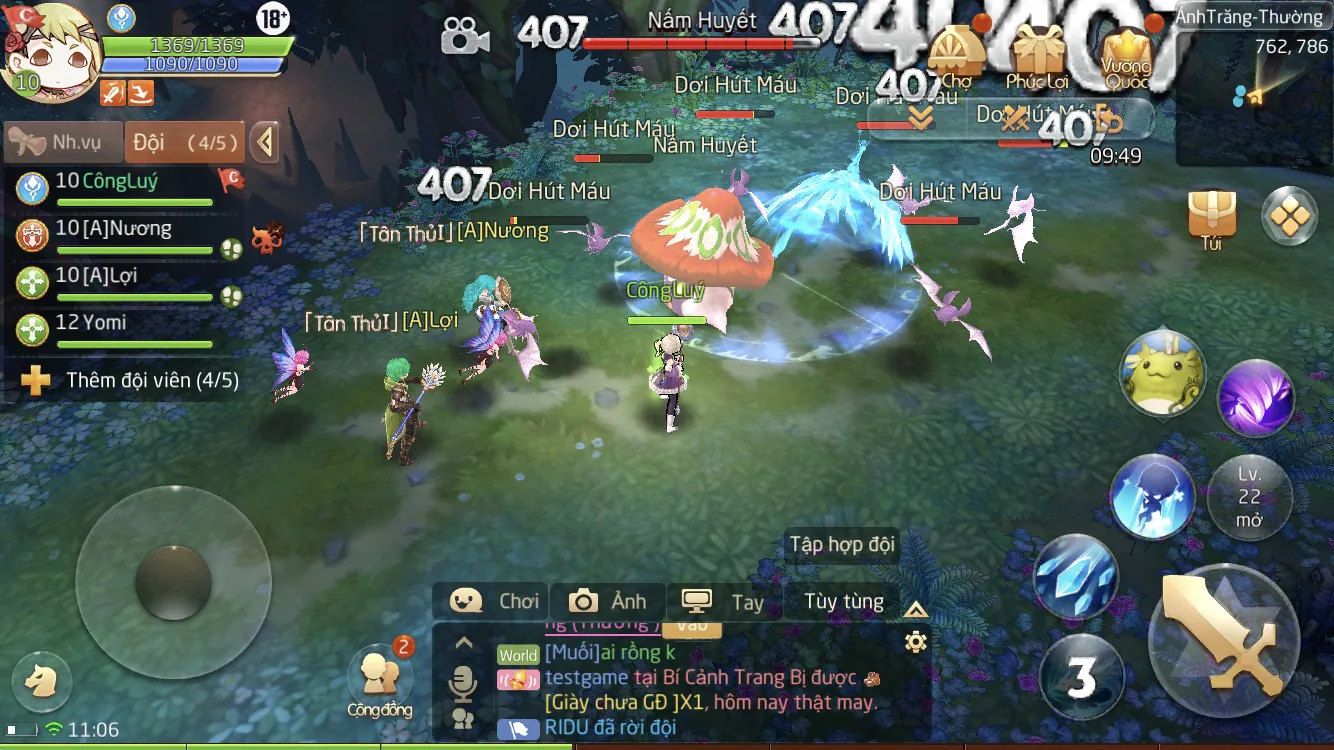 Vùng đất gió Laplace M - Game nhập vai phong cách anime chibi với hiệu ứng thú vị