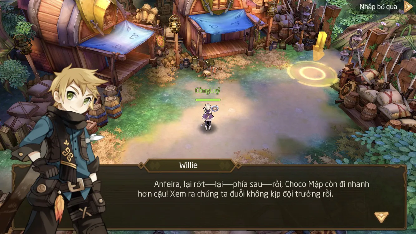 Vùng đất gió Laplace M - Game nhập vai phong cách anime chibi với hiệu ứng thú vị