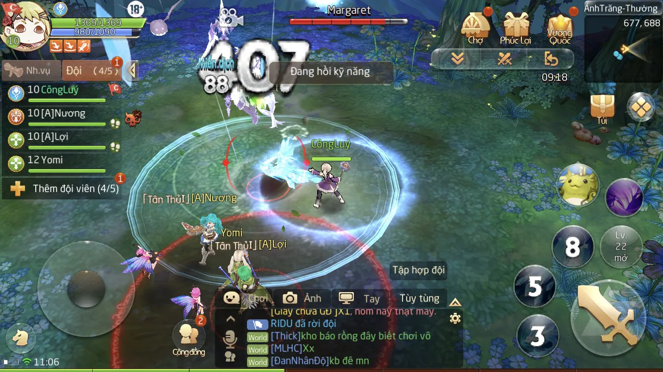 Vùng đất gió Laplace M - Game nhập vai phong cách anime chibi với hiệu ứng thú vị