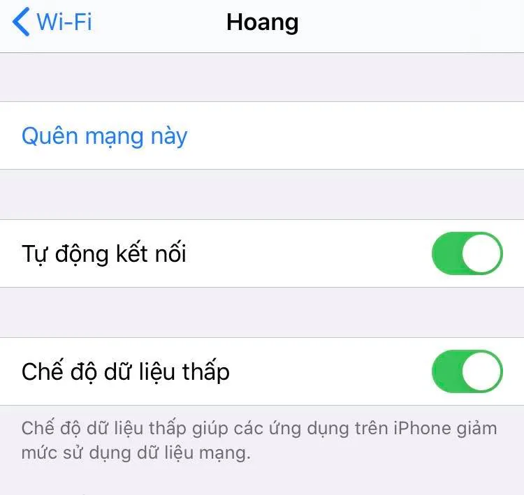 Cách tiết kiệm dung lượng mạng 3G/4G trên iPhone chạy iOS 13