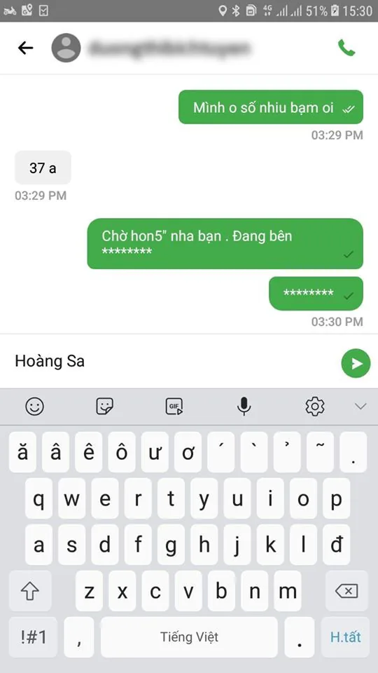 Bất ngờ không thể gửi tin có tên Hoàng Sa, Trường Sa trong ứng dụng gọi xe Go-Viet