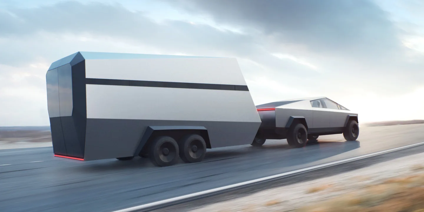 Tesla Cybertruck có thể trở thành xe cắm trại với cốp sau mở ra và dựng lều