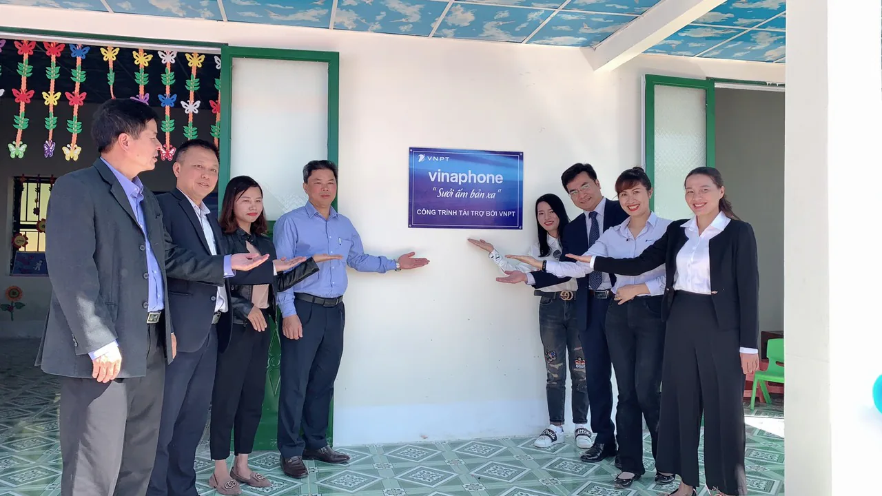 VNPT VinaPhone khánh thành công trình trường mầm non thôn Sín Chải A
