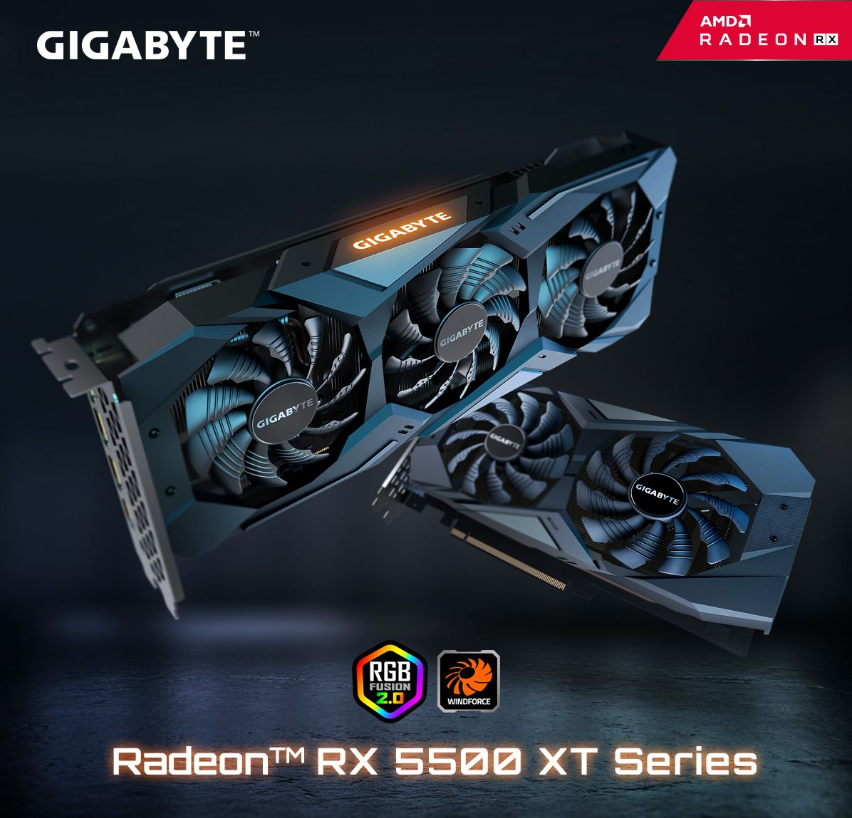 GIGABYTE trình làng card đồ họa Radeon RX 5500 XT