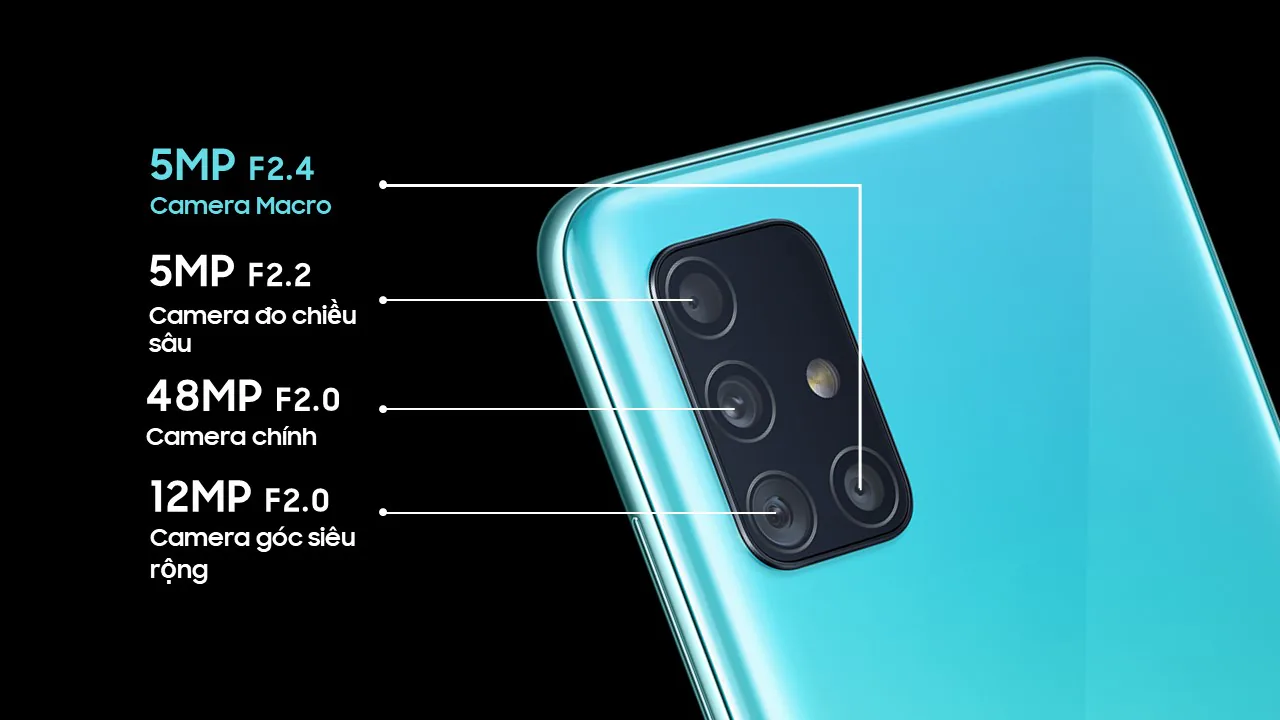 Samsung chính thức ra mắt Galaxy A51 tại Việt Nam, với đột phá Camera Macro chụp cận cảnh trên Samsung Galaxy
