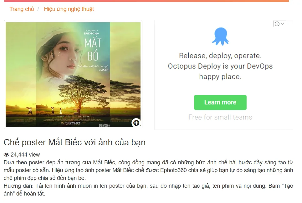Hướng dẫn chế ảnh có kèm mặt bạn theo phong cách poster Mắt Biếc