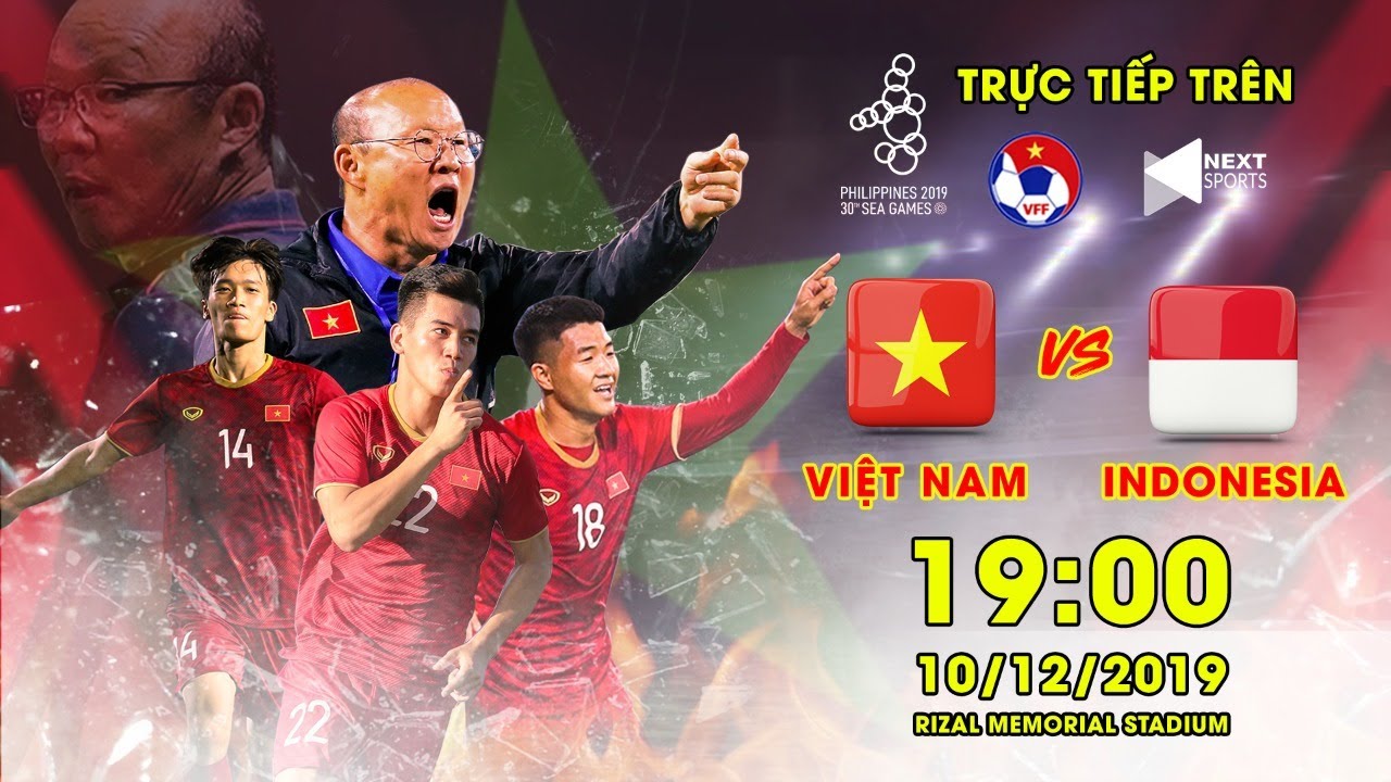 Xem trực tiếp trận Việt Nam vs Indonesia chung kết SEA Games 30