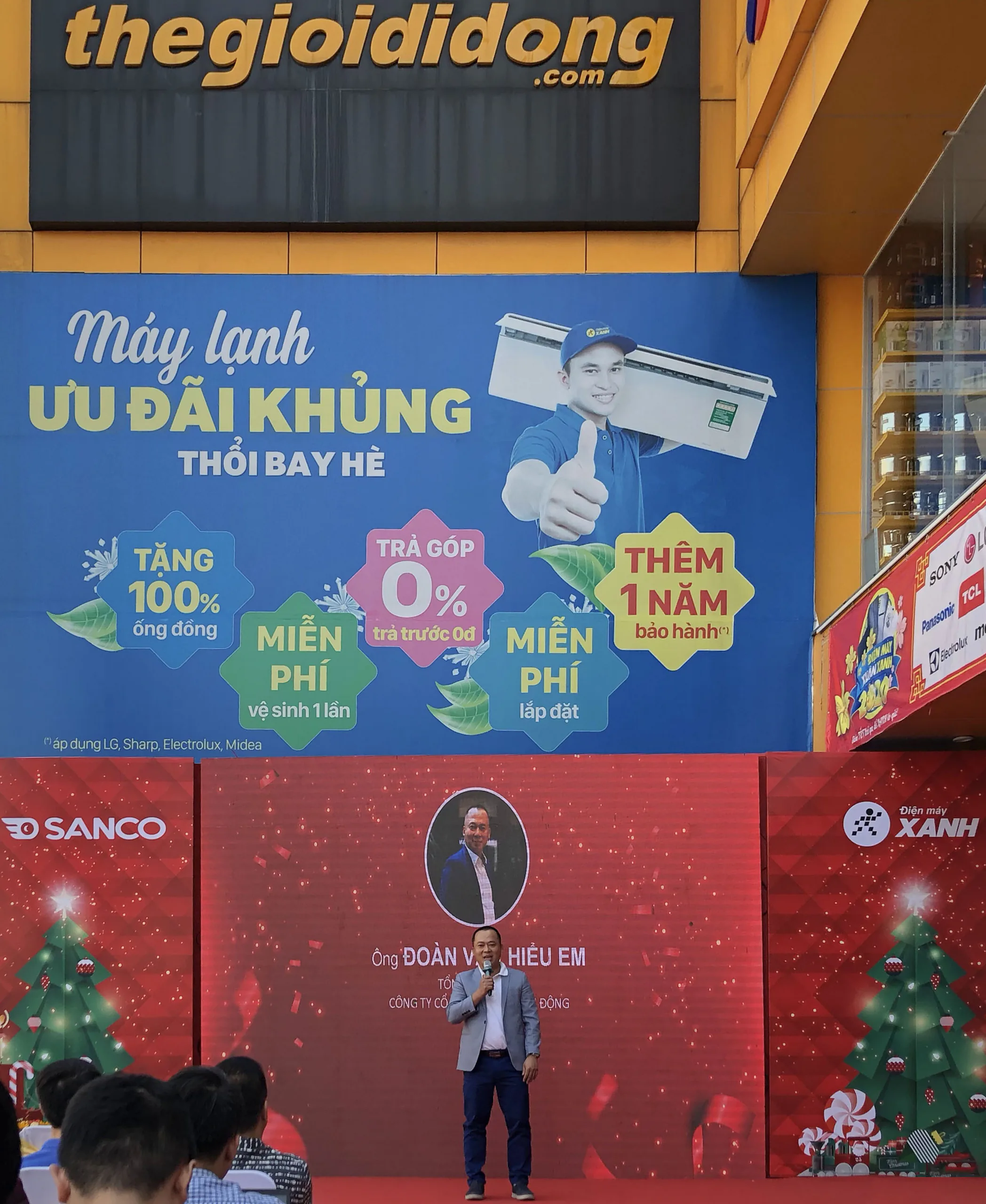 Công bố hợp tác chiến lược giữa thương hiệu TV Sanco và Điện máy Xanh