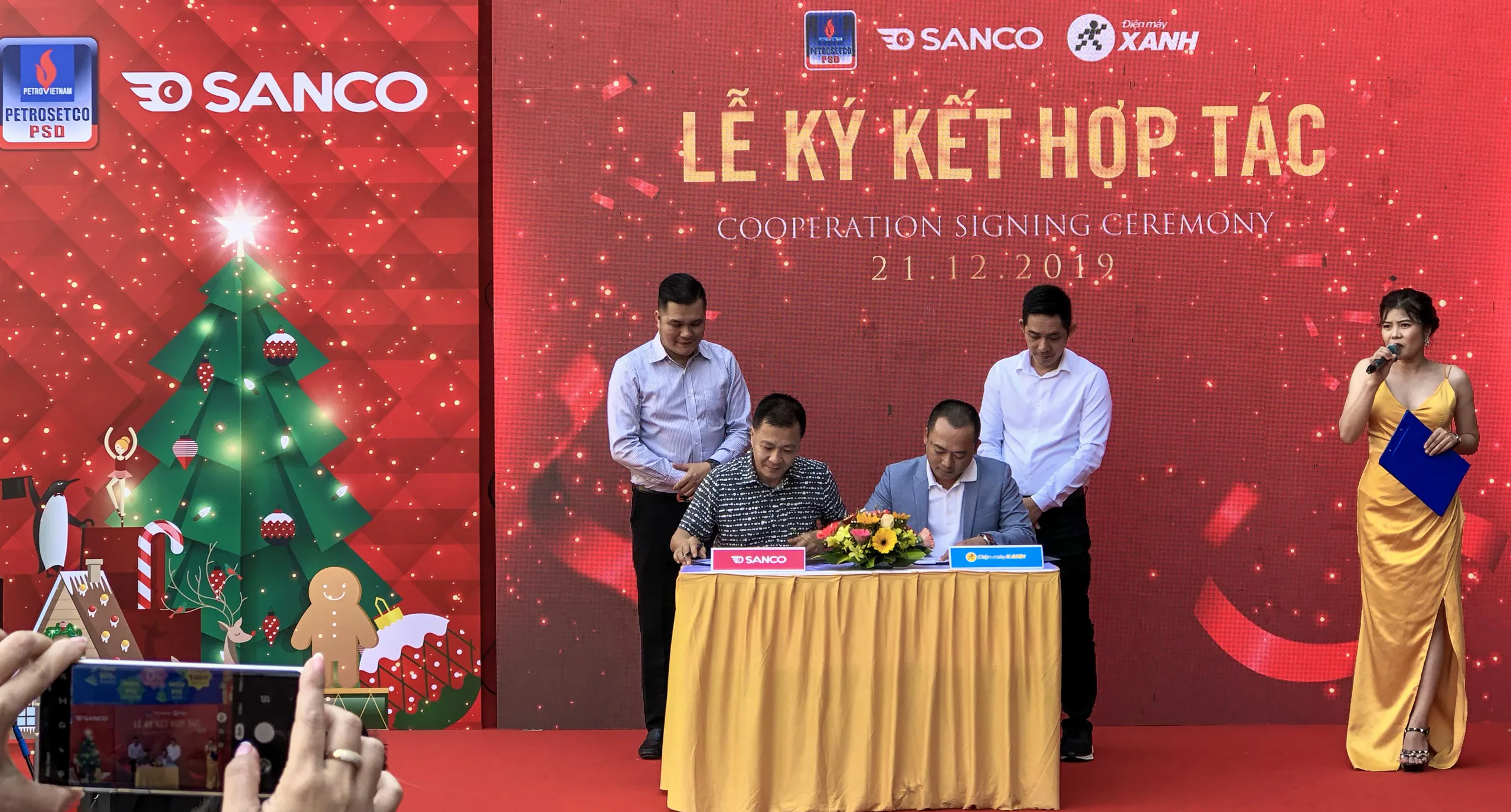 Công bố hợp tác chiến lược giữa thương hiệu TV Sanco và Điện máy Xanh