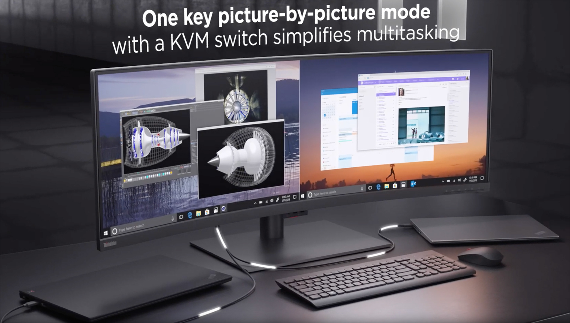 Lenovo ra mắt loạt màn hình ThinkVision mới dành cho doanh nghiệp